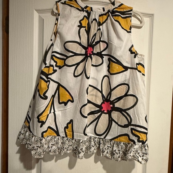 Lane Bryant White and Yellow Floral Blouse - Picture 2 of 7